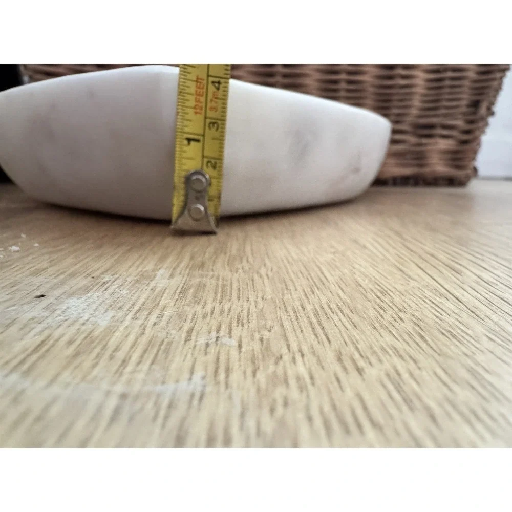 Marble Heart Shaped Dish Trinket Tray White Luxe Luxury Genuine Chic Minimalist